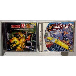 Dreamcast Games Crazy Taxi Sega & 18 Wheeler American Pro Trucker Complete Teen